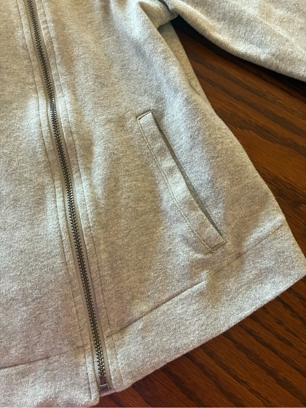 Old Navy Girl Active Grey Jacket Coat Zipper Long Sleeve Cotton Size Large 10-12